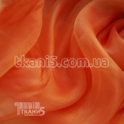 Ткань Органза (оранжевый ) 5618 фотография