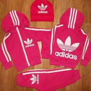 Спортивный костюм для девочки Adidas розовый