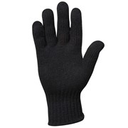 ​ Перчатки вязаные шерстяные черные Rothco Glove Liners-Unstamped - S (обхват кисти 17-18 см) фото