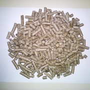 Wood Pellets made of fir-tree фотография