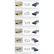 Алюминиевый профиль для мебельных фасадов (узкий, широкий) фотография