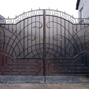 Ворота кованые в Караганде фотография