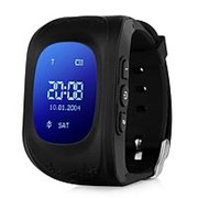 Оригинальные детские GPS часы телефон Smart Baby Watch Q50 (черные) фото