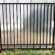 Металлический забор секционный фото