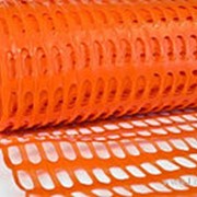 Пластиковая аварийная сетка 1х50 м,ячейка 40х95мм (оранжевый)