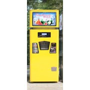 Автомат по продаже газированной воды Бульбашка желтый фотография