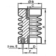 Изоляторы полимерные опорные фото