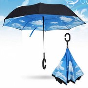 Зонт наоборот SKY голубой фотография