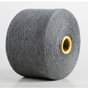 Темно-серая пряжа Nm 34/1 (Ne20/1) фото