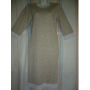 Платье вязаное из льна фото