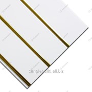Панель потолочная ПВХ трехсекционная, золото