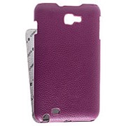 Кожаный чехол для Samsung Galaxy Note (N7000) Melkco Premium Leather Case - Jacka Type (Purple LC) фото