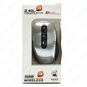 Беспроводная мышь Wireless 2.4Ghz Grey & Black фото