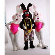 Ростовая кукла шоколадный заяц и его подружки фотография