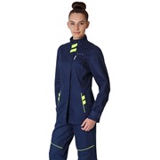 Куртка удлиненная женская PROFLINE SPECIALIST (тк.Саржа), т.синий (52-54; 158-164) фото