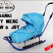 Санки Baby Merc Snow&Joy + капюшон + конверт+подножки, дождевик фото