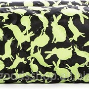 Косметичка Poolparty cosmetic-green-rabbits