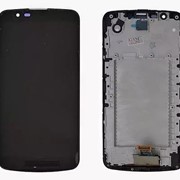 Дисплей для LG K410/K430DS (K10/K10 LTE) (LH530WX2-SD01 V03) в сборе с тачскрином (черный) с рамкой