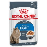 Royal Canin 4+1*85г пауч Ultra Light Влажный корм для взрослых кошек, склонных к полноте (соус) фото