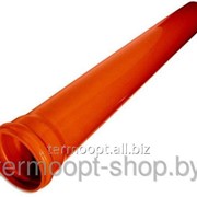 Труба канализационная 110/500/3,2 оранжевая фотография