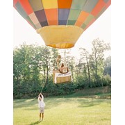 Свадебный полет на воздушном шаре фото