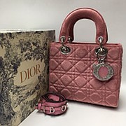 Женская сумка LADY DIOR - Велюр(Розовая) фото