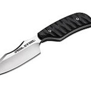 Нож Sanrenmu RealSteel, лезвие 74 мм, рукоять G10 чёрная, чехол Kydex (12 шт./уп.) фото