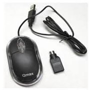 Мышь QMAX STAR , 800dpi, USB черный фотография