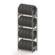 Стеллаж для колес и шин, 4 уровня хранения (Meta) фотография