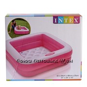 Бассейн надувной квадратный 85*85*23 см Play Box Intex (57100) фото