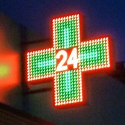 Светодиодный крест для аптек