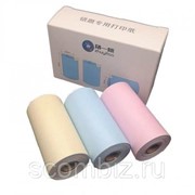 Цветная бумага для мини принтера Colorful Notes Paper, голубой фотография