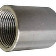 Муфта стальная оцинкованная Ду20 фото