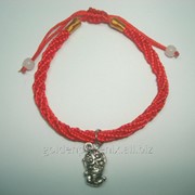 Красная нить с оберегом Денежная лягушка 185123012 фото