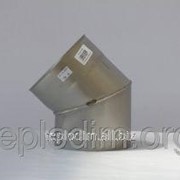 Колено 45* 0,8мм ф 160 м из нержавеющей стали фото