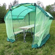 Беседка для дачи Престиж с противомоскитным тентом. Все цвета кровли. Большой выбор. Минск и области. фото