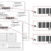Бланки с нумерацией и штрих-кодом фото