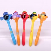 Разноцветные детские маракасы Рыбки, набор 5 штук