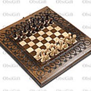 Шахматы + нарды резные “Гранат“ 40, Karen Harutyunyan фото