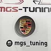 Колпачок Porsche серый 1 шт. 76 мм. фото