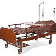 Noname Медицинская кровать Е-8 MM-118ПЛН (2 функции) ЛДСП с полкой и обеденным столиком арт. МдТМ24618