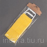 Мочалка банная желтая (0404) ПЭ 1/144 (шт.) Арт: 98011_s фото