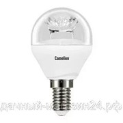 Лампа светодиодная Camelion LED5.5-G45-СL/Е14, 5,5Вт, 220В, 11852 фотография