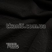 Ткань Трикотаж стеганный ( черный ) 4618 фотография