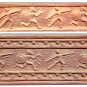 Керамическая облицовочная плитка Терракот Декор коллекция ANTIC ОЛИМПИЯ