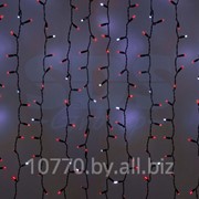 Гирлянда “Светодиодный Дождь“ 2х1,5м, эффект мерцания, черный провод, 220В, диоды КРАСНЫЕ, NEON-NIGHT фото