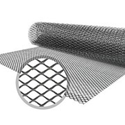 Сетка ЦПВС 20x0,7x0,5 мм оцинкованная (ячейки 10x10 мм) (1x10 м) фото