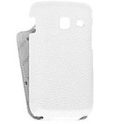 Кожаный чехол для Samsung S6102 Galaxy Y Duos Melkco Premium Leather Case - Jacka Type (White LC) фото
