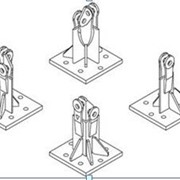Многоразовые закладные (фундаментные) анкера для башенного крана Potain