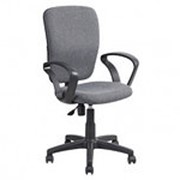 Офисное кресло AV 202 PL ткань серая с черной ниткой фото